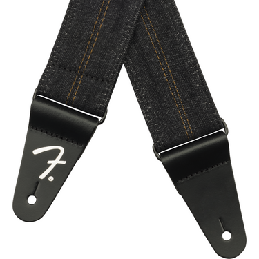 Thaly Fender Para Guitarra Fender x Wrangler Denim Strap Washed Black Stitch 0990638004